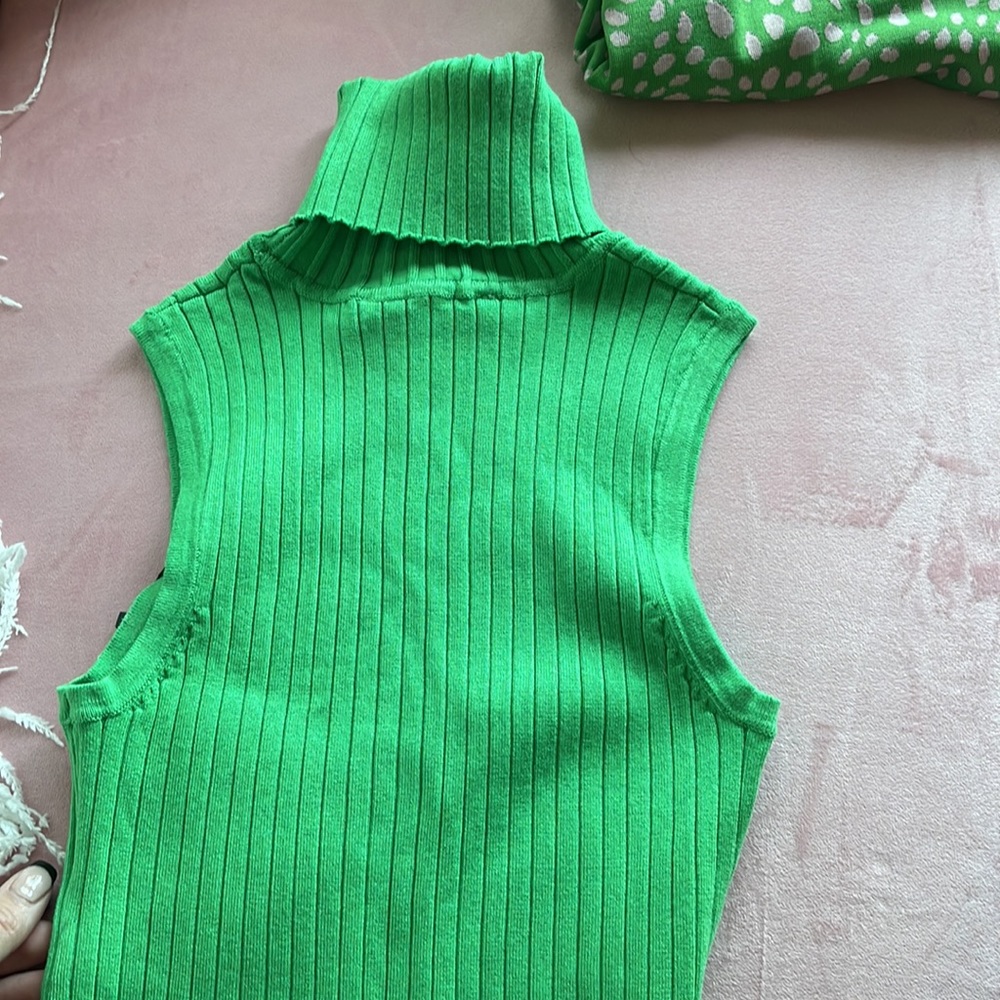 ZARA basic ribbed knit top - Picture 4 of 4